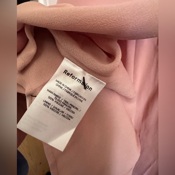 Reformation Blush Evelyn Dress - Picture 6 of 7